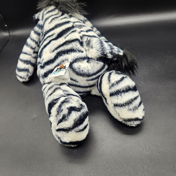 Jellycat Bashful Zebra Plush Toy Stuffed Animal Black White Soft London Safari - Picture 8 of 12